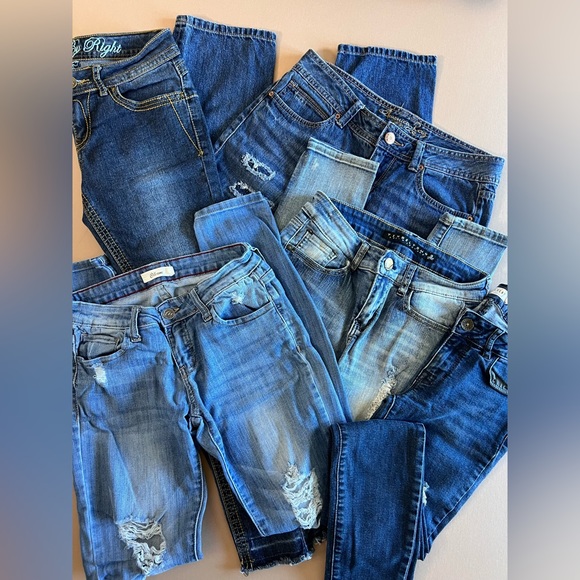 Bullhead Denim - Lot of Distressed Denim Jeans Size 3